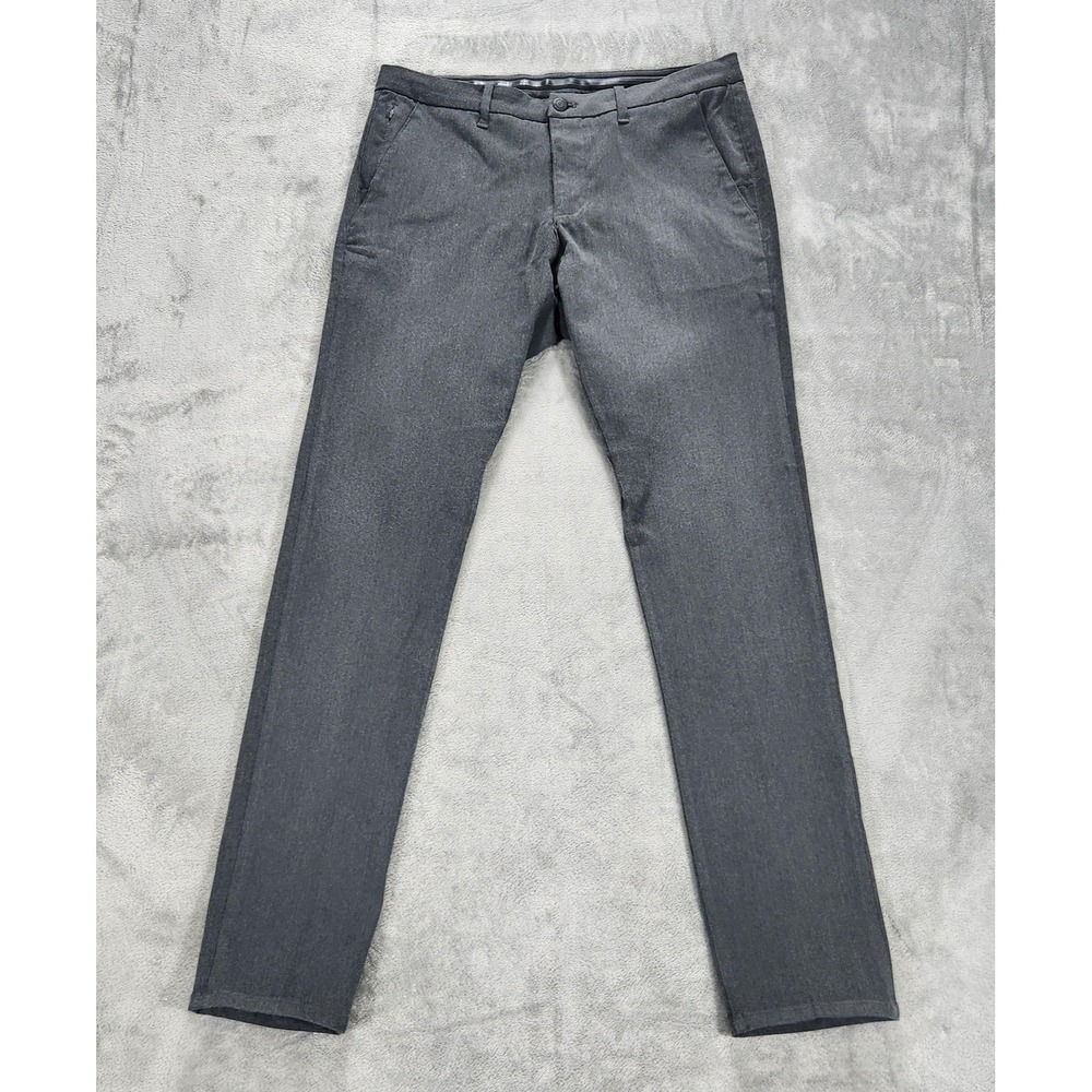 DU/ER‎ Pants Mens 36x34 Gray Smart Slim Fit Stretch Performance Chino Casual